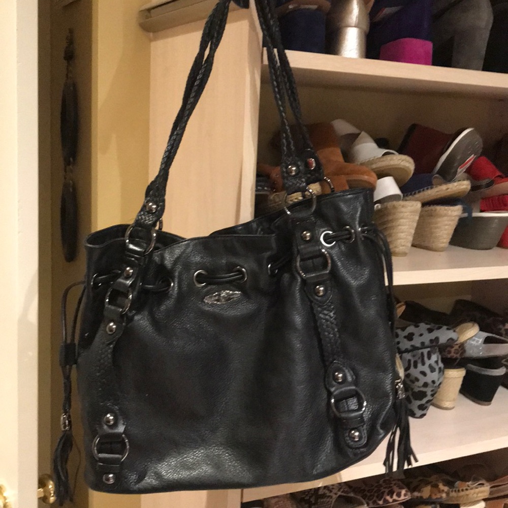 Black Leather Bag